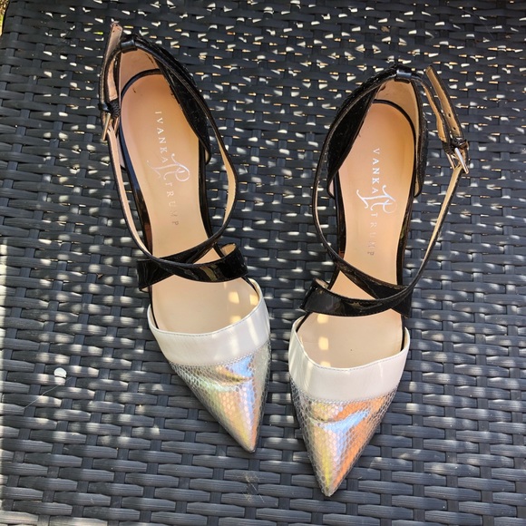 Ivanka Trump Tri-Colored Heels - Picture 2 of 6